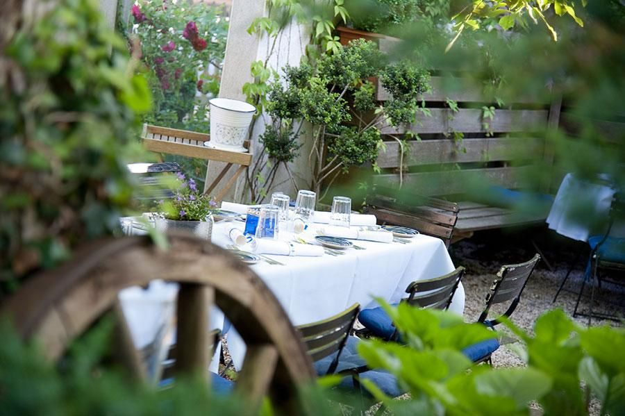Restaurant Dröppelminna - Unsere schöne Terrasse