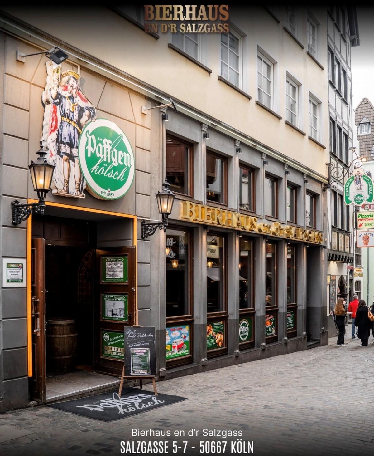 Restaurant Bierhaus en d´r Salzgass - Außenansicht Bierhaus Salzgass