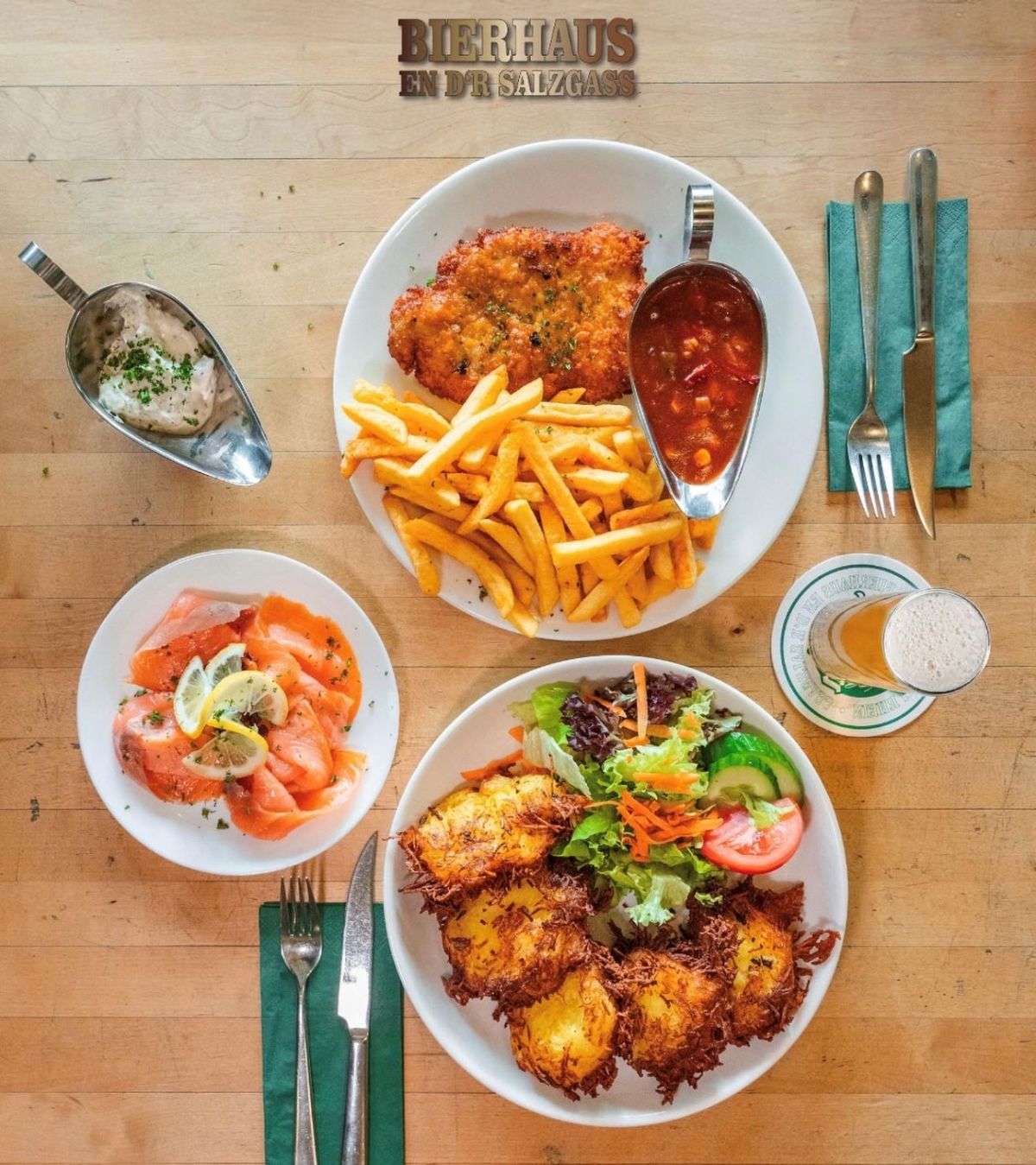 Restaurant Bierhaus en d´r Salzgass - Speisenauswahl Beispiel