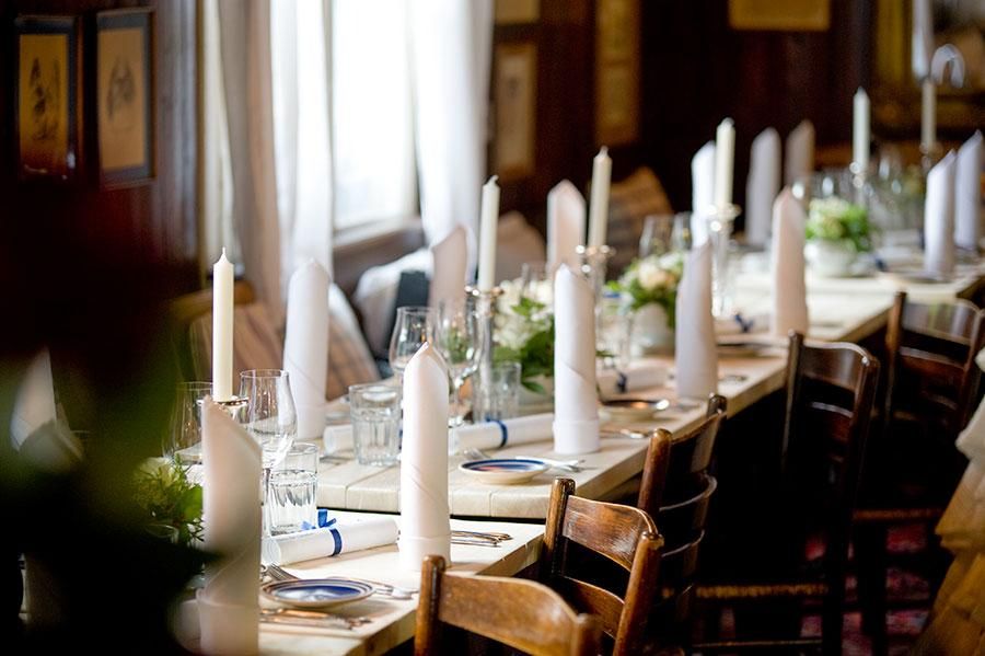 Restaurant Dröppelminna - Unsere stilvoll gedeckten Tische
