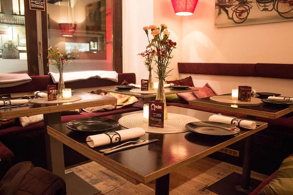 Restaurant Oxin - Unsere gemütlichen 2er und 4er Tische