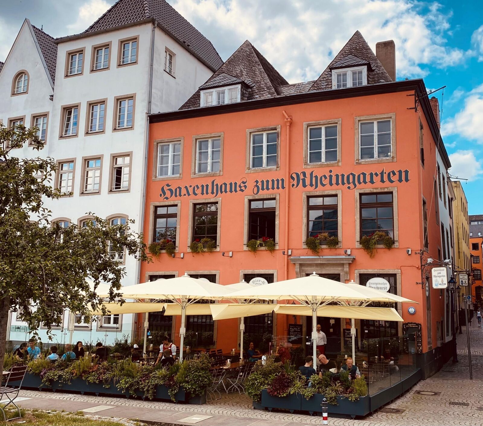 Restaurant Haxenhaus zum Rheingarten - Haxenhaus Terrasse