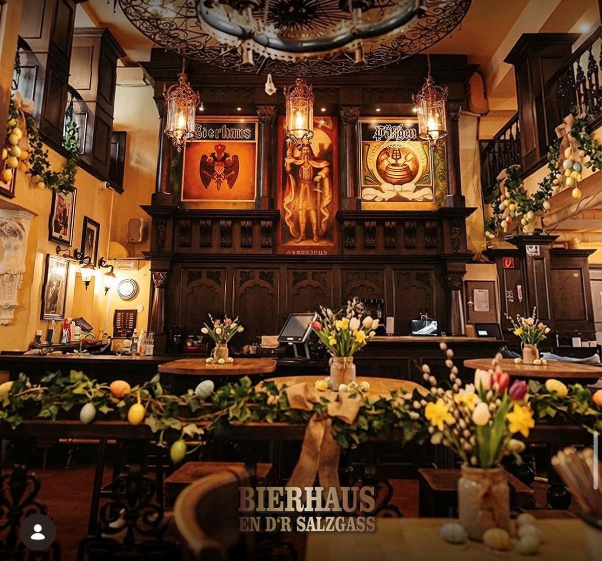 Restaurant Bierhaus en d´r Salzgass - Innenraum Bierhaus en dr Salzgass