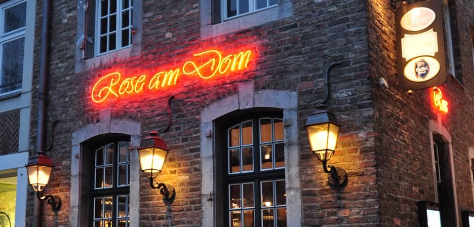 Restaurant Rose am Dom - Außen am Abend
